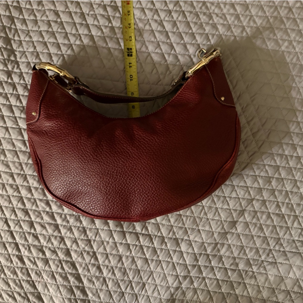 Authentic Gucci Bamboo Top Handle Bag – Red Leather, Gold Hardware - Picture 3 of 11